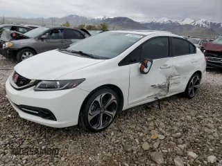 2015 Honda Civic Sedan Si with VIN 2HGFB6E59FH703954, listed as a Copart auction lot 52903315 with 125,947 mi miles and Salvage Title. Bid and sale history available at carsss.com. Image 1.