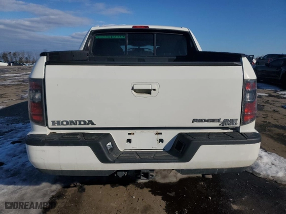 2014 Honda Ridgeline SE with VIN 5FPYK1F61EB009773, listed as a Copart auction lot 41438015 with 167,849 mi miles and Salvage Title. Bid and sale history available at carsss.com. Image 6.