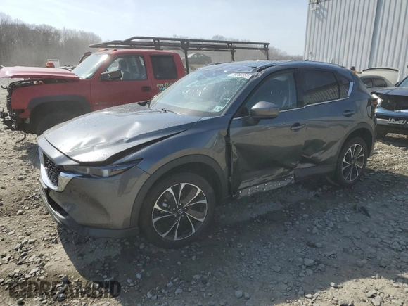2023 Mazda CX-5 S Premium with VIN JM3KFBDM9P0278249, listed as a Copart auction lot 49250595 with Not Provided miles and Salvage Title. Bid and sale history available at DreamBid. Image 1.