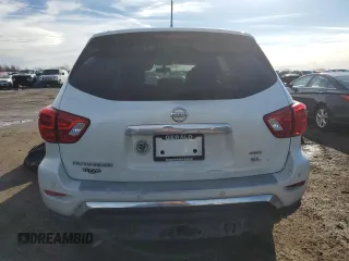 2018 Nissan Pathfinder SL z VIN 5N1DR2MM8JC664252, wystawiony jako Copart lot #47145385 z przebiegiem 62 508 mil mil oraz Szkoda całkowita • Salvage title. Historia ofert i sprzedaży dostępna na DreamBid. Obrazek 6.