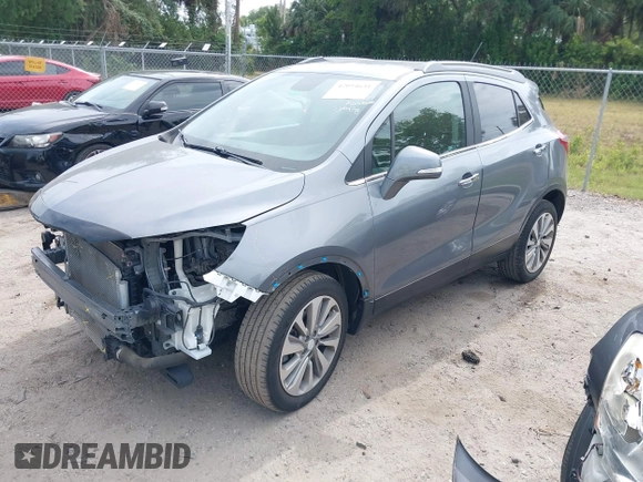 2019 Buick Encore Preferred with VIN KL4CJASB0KB858150, listed as a IAAI auction lot 42054631 with 43,624 mi miles. Bid and sale history available at carsss.com. Image 18.