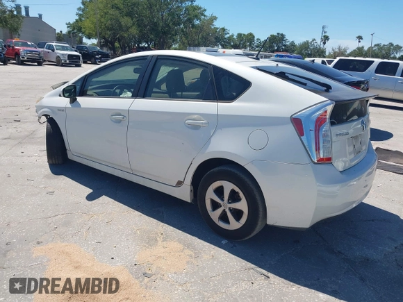 2012 Toyota Prius One with VIN JTDKN3DUXC5463795, listed as a IAAI auction lot 41977678 with 121,190 mi miles and . Bid and sale history available at DreamBid. Image 3.