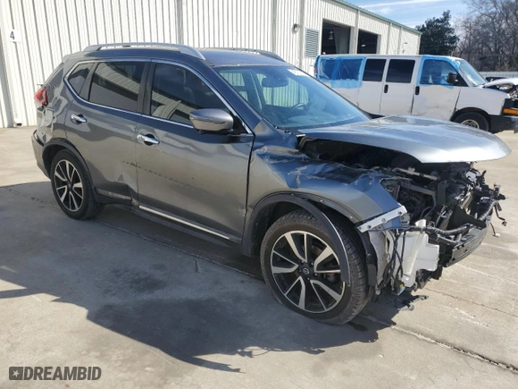 2019 Nissan Rogue SL with VIN 5N1AT2MT7KC749323, listed as a Copart auction lot 45727925 with 101,235 mi miles and Salvage Title. Bid and sale history available at carsss.com. Image 4.