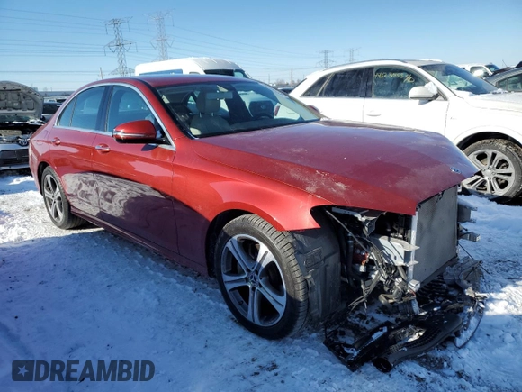 2019 Mercedes-Benz E-Class E 300 with VIN WDDZF4KB7KA595850, listed as a Copart auction lot 45160355 with 25,580 mi miles and Salvage Title. Bid and sale history available at carsss.com. Image 4.