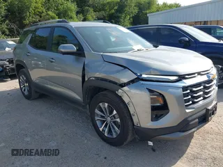 2025 Chevrolet Equinox FWD LT with VIN 3GNAXHEG2SL187856, listed as a IAAI auction lot 42532798 with 9,280 mi miles and . Bid and sale history available at DreamBid. Image 1.
