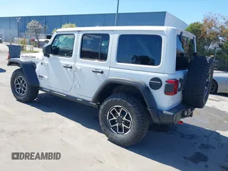 2025 Jeep Wrangler Rubicon with VIN 1C4PJXFN9SW523685, listed as a IAAI auction lot 41945204 with 24 mi miles and . Bid and sale history available at DreamBid. Image 3.
