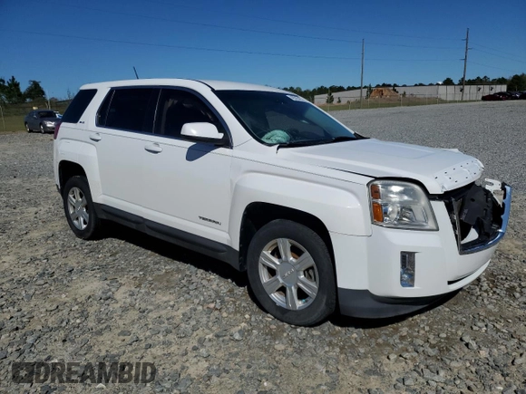 2014 GMC Terrain SLE with VIN 2GKALMEK7E6240419, listed as a Copart auction lot 49325435 with 136,168 mi miles and Salvage Title. Bid and sale history available at DreamBid. Image 4.