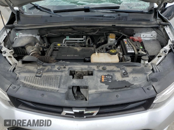2020 Chevrolet Trax LT with VIN 3GNCJLSB4LL107206, listed as a Copart auction lot 62910035 with 135,480 mi miles and Salvage title. Bid and sale history available at DreamBid. Image 12.