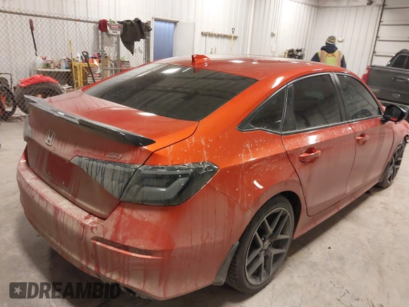 2022 Honda Civic Si with VIN 2HGFE1E51NH471035, listed as a IAAI auction lot 41530936 with 47,516 mi miles and . Bid and sale history available at DreamBid. Image 4.