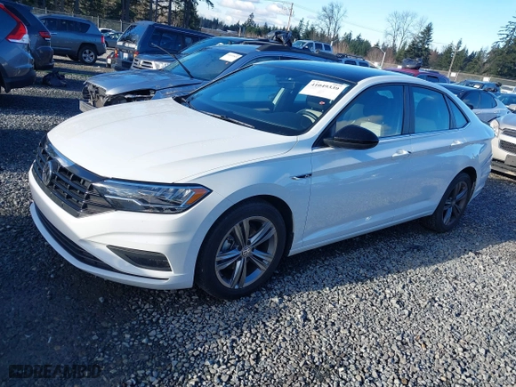 2021 Volkswagen Jetta S with VIN 3VWN57BU5MM034354, listed as a IAAI auction lot 41049339 with 48,227 mi miles. Bid and sale history available at carsss.com. Image 18.