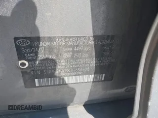2018 Hyundai Sonata SEL with VIN 5NPE34AFXJH656508, listed as a IAAI auction lot 42053020 with 156,212 mi miles and . Bid and sale history available at carsss.com. Image 9.