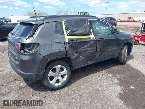 2020 Jeep Compass Latitude с VIN 3C4NJDBB9LT143240, выставлен на аукционе IAAI как лот 42236509 с пробегом 77 296 миль миль и . История ставок и продаж доступна на DreamBid. Изображение 4.