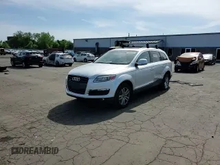 2008 Audi Q7 Premium with VIN WA1BY74LX8D021919, listed as a Copart auction lot 56683595 with 111,613 mi miles and Salvage title. Bid and sale history available at DreamBid. Image 14.