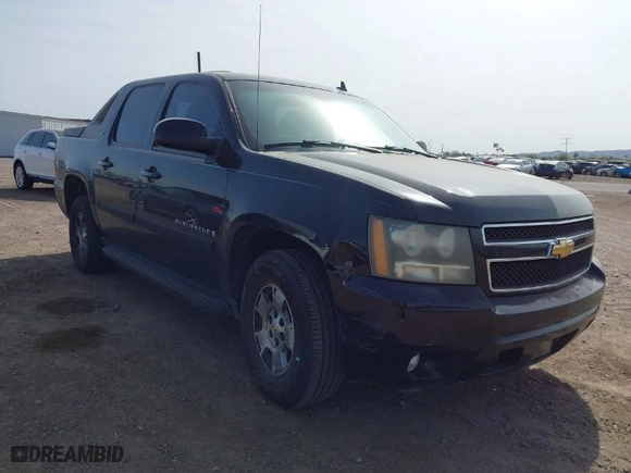 2007 Chevrolet Avalanche LTZ with VIN 3GNFK12317G113566, listed as a IAAI auction lot 41939386 with 297,959 mi miles. Bid and sale history available at carsss.com. Image 1.