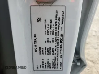 2022 Tesla Model 3 with VIN 5YJ3E1EA4NF207232, listed as a Copart auction lot 54414805 with Not Provided miles and Salvage Title. Bid and sale history available at DreamBid. Image 13.