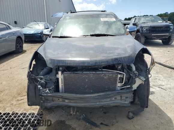 2011 Chevrolet Equinox LTZ with VIN 2CNFLGE50B6305695, listed as a Copart auction lot 51114025 with 0 mi miles and Salvage Title. Bid and sale history available at carsss.com. Image 5.