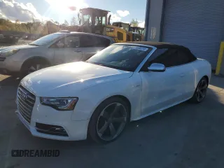 2015 Audi S5 Prestige with VIN WAUVGAFH5FN004493, listed as a Copart auction lot 75650234 with 44,273 mi miles and Salvage Title. Bid and sale history available at carsss.com. Image 1.