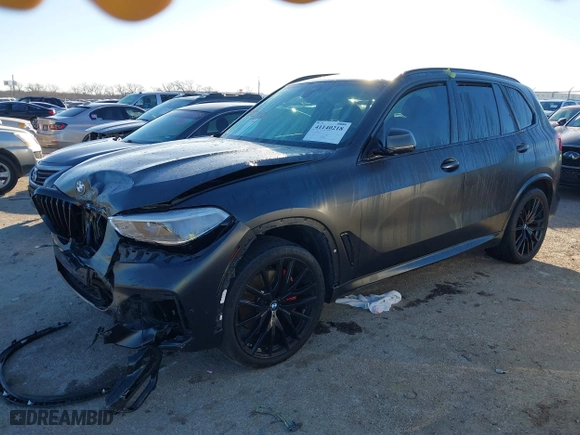 2023 BMW X5 sDrive40i with VIN 5UXCR4C04P9R39789, listed as a IAAI auction lot 41140218 with 1 mi miles. Bid and sale history available at carsss.com. Image 17.