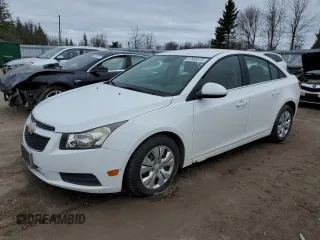 2012 Chevrolet Cruze LT w/1LT with VIN 1G1PF5SC2C7349098, listed as a Copart auction lot 52995975 with 215,670 mi miles and Clean Title. Bid and sale history available at carsss.com. Image 1.