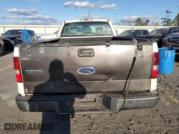 2006 Ford F-150 XL with VIN 1FTRF14WX6KD65700, listed as a Copart auction lot 76083984 with 254,693 mi miles and Salvage Title. Bid and sale history available at carsss.com. Image 6.