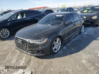 2014 Audi A6 3.0T Prestige with VIN WAUHGAFC1EN050984, listed as a Copart auction lot 41795785 with 127,378 mi miles and Salvage Title. Bid and sale history available at carsss.com. Image 1.