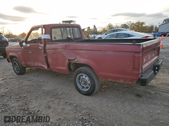 1986 Ford Ranger with VIN 1FTCR10T8GUC40869, listed as a Copart auction lot 77768834 with 53,848 mi miles and Salvage Title. Bid and sale history available at DreamBid. Image 2.