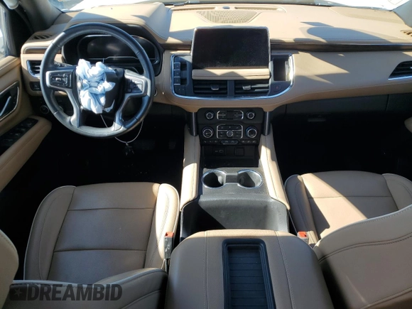 2023 Chevrolet Tahoe Premier with VIN 1GNSKSKD3PR144704, listed as a Copart auction lot 50347615 with 48,937 mi miles and Salvage title. Bid and sale history available at DreamBid. Image 8.