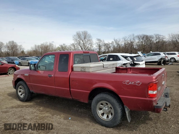 2009 Ford Ranger XLT with VIN 1FTZR45E99PA52904, listed as a Copart auction lot 51734185 with 161,291 mi miles and Salvage title. Bid and sale history available at DreamBid. Image 2.
