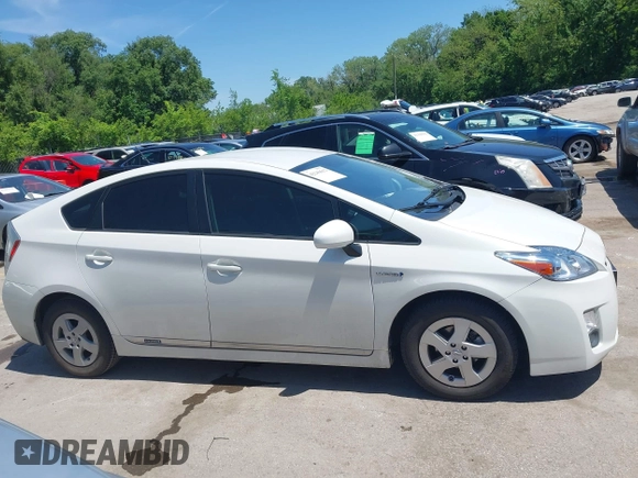 2011 Toyota Prius I with VIN JTDKN3DU4B5349158, listed as a IAAI auction lot 42243612 with 183,445 mi miles and . Bid and sale history available at DreamBid. Image 13.