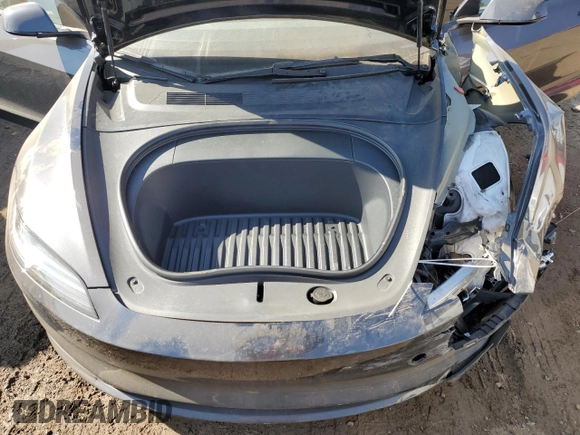 2024 Tesla Model 3 Long Range with VIN 5YJ3E1EB4RF793879, listed as a Copart auction lot 48727785 with 11,739 mi miles and Salvage Title. Bid and sale history available at DreamBid. Image 11.