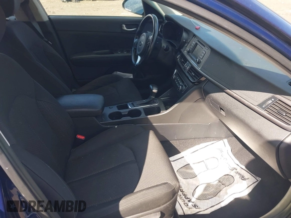 2016 Kia Optima LX Turbo with VIN 5XXGT4L13GG075267, listed as a IAAI auction lot 41750500 with 86,917 mi miles. Bid and sale history available at carsss.com. Image 5.