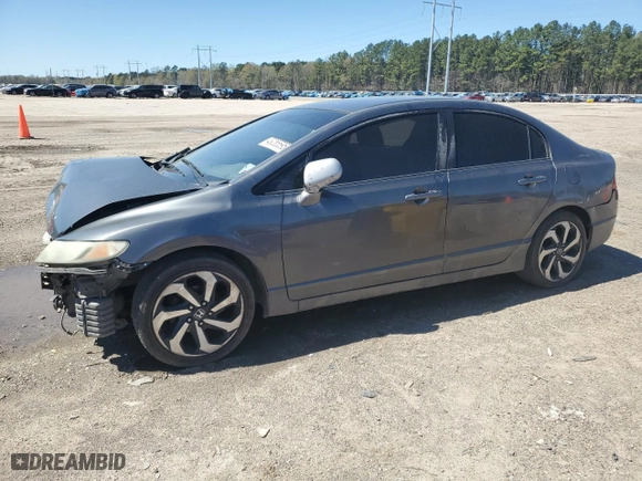 2010 Honda Civic Sdn LX with VIN 2HGFA1F56AH323712, listed as a Copart auction lot 49285595 with 335,010 mi miles and Salvage Title. Bid and sale history available at carsss.com. Image 1.