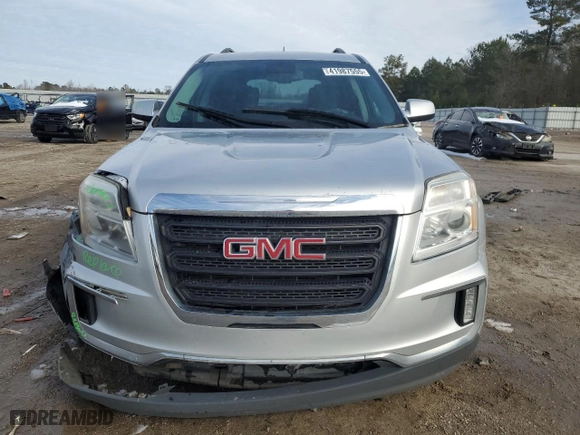 2017 GMC Terrain SLE with VIN 2GKALNEK9H6345831, listed as a Copart auction lot 41987555 with 118,328 mi miles and Salvage Title. Bid and sale history available at carsss.com. Image 5.