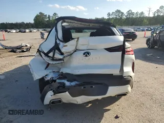 2022 Infiniti QX55 Sensory with VIN 3PCAJ5L3XNF104167, listed as a Copart auction lot 54760535 with Not provided miles and Salvage title. Bid and sale history available at DreamBid. Image 6.