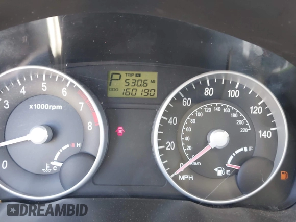 2007 Hyundai Accent GLS with VIN KMHCN46C67U091183, listed as a IAAI auction lot 42564425 with 160,190 mi miles and . Bid and sale history available at DreamBid. Image 7.