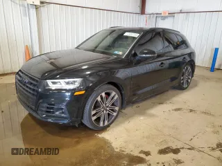 2020 Audi SQ5 Premium Plus with VIN WA1B4AFY9L2010979, listed as a Copart auction lot 43042335 with 38,322 mi miles and Salvage Title. Bid and sale history available at carsss.com. Image 1.