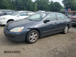 2006 Honda Accord EX-L z VIN 1HGCM56866A174395, wystawiony jako Copart lot #60808945 z przebiegiem 195 191 mil mil oraz Szkoda całkowita • Salvage title. Historia ofert i sprzedaży dostępna na DreamBid. Obrazek 1.