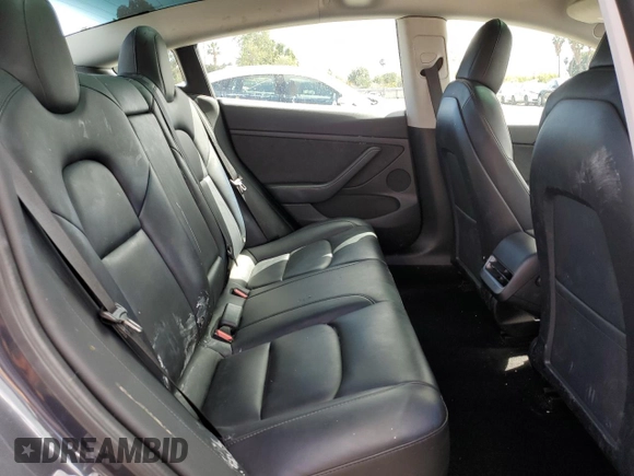 2022 Tesla Model 3 Long Range with VIN 5YJ3E1EB5NF271921, listed as a Copart auction lot 51012635 with 47,761 mi miles and Salvage Title. Bid and sale history available at carsss.com. Image 10.