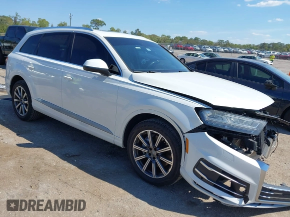 2017 Audi Q7 Prestige with VIN WA1VABF72HD017612, listed as a IAAI auction lot 41899537 with 123,702 mi miles and . Bid and sale history available at DreamBid. Image 1.