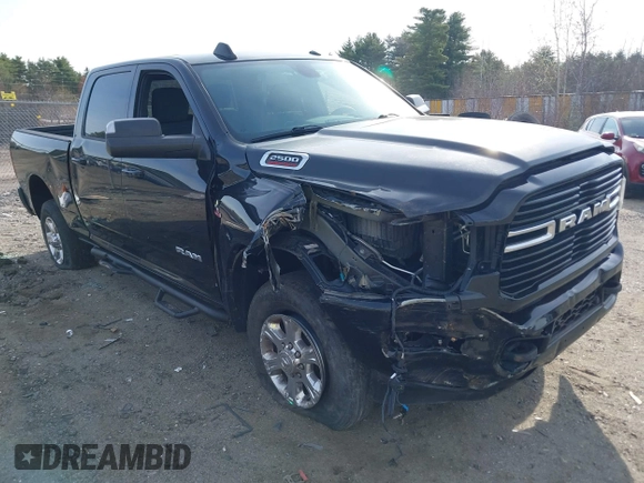2020 Ram 2500 Big Horn with VIN 3C6UR5DL1LG115240, listed as a IAAI auction lot 42073613 with 44,418 mi miles and . Bid and sale history available at DreamBid. Image 1.