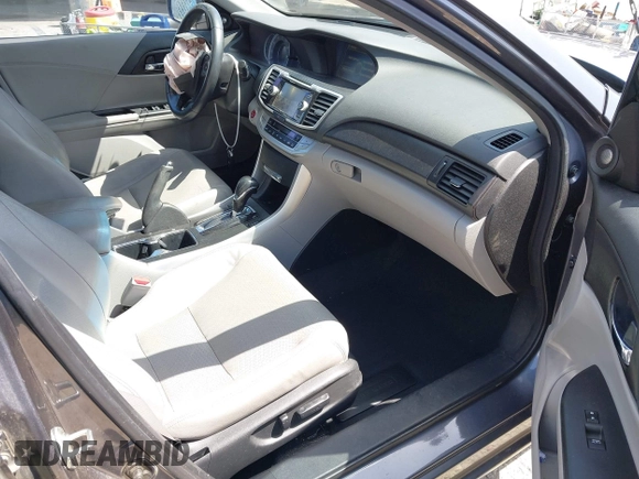 2013 Honda Accord EX-L with VIN 1HGCR2F89DA088124, listed as a IAAI auction lot 41961736 with 157,569 mi miles and . Bid and sale history available at DreamBid. Image 5.