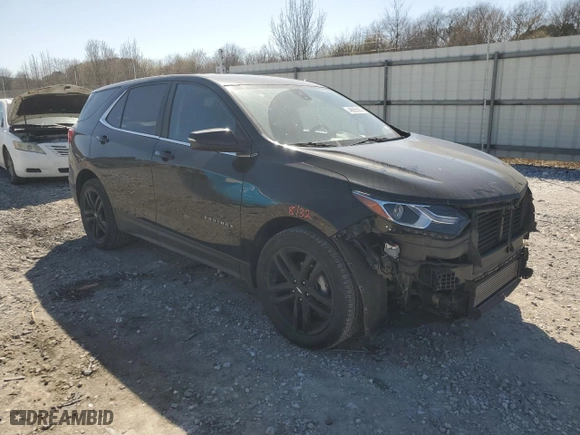 2021 Chevrolet Equinox LT with VIN 3GNAXKEV2ML347118, listed as a Copart auction lot 48855585 with 54,385 mi miles and Salvage Title. Bid and sale history available at carsss.com. Image 4.