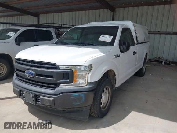 2018 Ford F-150 XL with VIN 1FTMF1CB1JKF83171, listed as a IAAI auction lot 42669775 with 128,140 mi miles and . Bid and sale history available at DreamBid. Image 22.