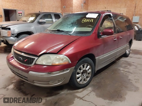 2003 Ford Windstar LTD with VIN 2FMDA58433BB41744, listed as a IAAI auction lot 41385411 with 186,368 mi miles and . Bid and sale history available at carsss.com. Image 2.