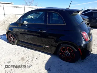 2015 FIAT 500e with VIN 3C3CFFGE0FT527259, listed as a Copart auction lot 42097735 with 44,800 mi miles and Clean Title. Bid and sale history available at carsss.com. Image 2.