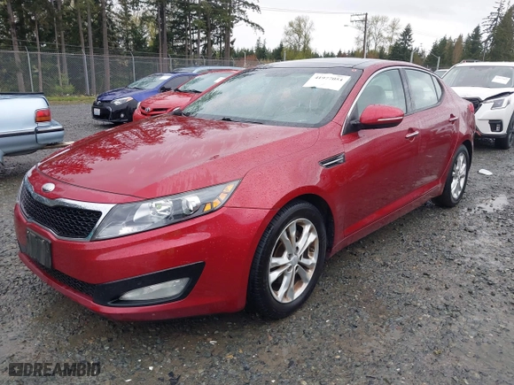 2013 Kia Optima EX with VIN 5XXGN4A72DG202555, listed as a IAAI auction lot 41977054 with 112,544 mi miles. Bid and sale history available at carsss.com. Image 17.