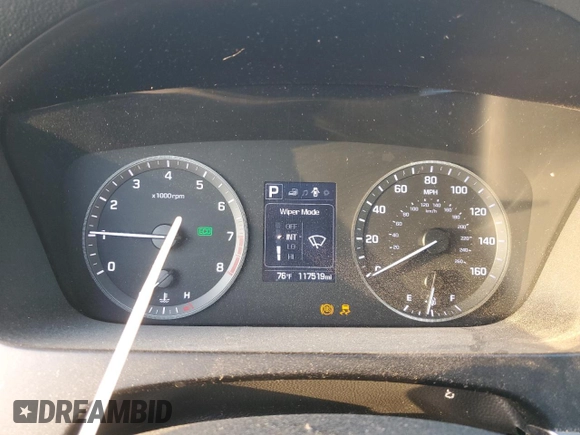 2016 Hyundai Sonata Sport with VIN 5NPE34AF5GH426562, listed as a Copart auction lot 46940005 with 117,519 mi miles and Clean Title. Bid and sale history available at DreamBid. Image 9.