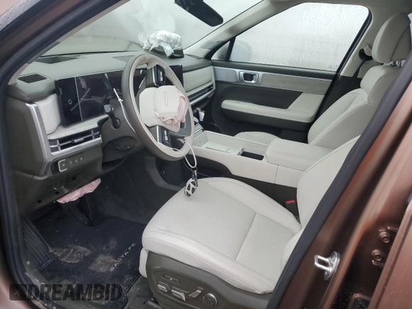 2024 Hyundai Santa Fe Calligraphy with VIN 5NMP5DGLXRH019627, listed as a Copart auction lot 84737354 with 3,873 mi miles and Salvage title. Bid and sale history available at DreamBid. Image 7.