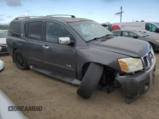 2006 Nissan Armada LE z VIN 5N1AA08A76N703892, wystawiony jako Copart lot #50604815 z przebiegiem 252 274 mil mil oraz Szkoda całkowita • Salvage title. Historia ofert i sprzedaży dostępna na DreamBid. Obrazek 4.