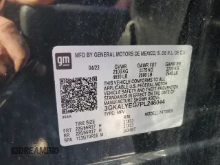 2023 GMC Terrain AT4 with VIN 3GKALYEG7PL246044, listed as a Copart auction lot 53445975 with 43,246 mi miles and Non repairable. Bid and sale history available at DreamBid. Image 14.